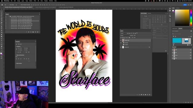How To INSTANTLY Create AIRBRUSH Style Graphics In PHOTOSHOP смотреть онлайн