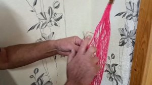 Как сшивать рыболовные сети незаметно.