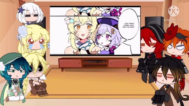 Genshin Impact reacts to their comics||Genshin Impact||Gacha club(part 1) смотреть онлайн