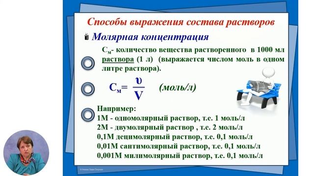 Химия, 12-й класс, Растворы. Способы выражения состава растворов смотреть онлайн
