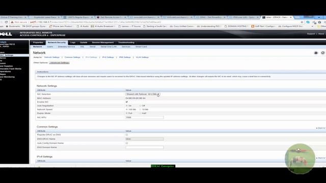 How to configure Dell iDrac 6 to use a dedicated NIC port for remote access смотреть онлайн