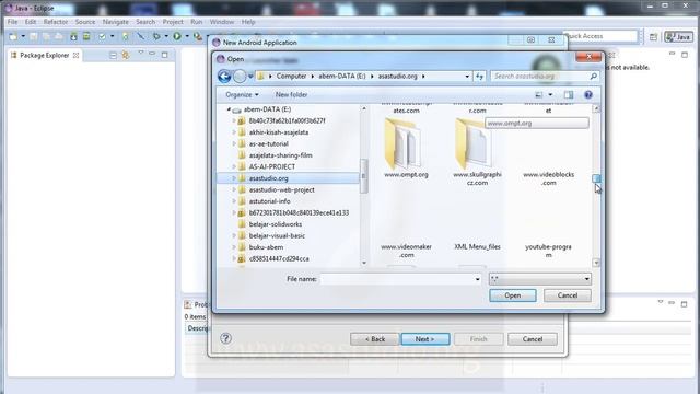 Create Android Aplication with Java, EN 4, Create An Android Project and Preview The Project смотреть онлайн