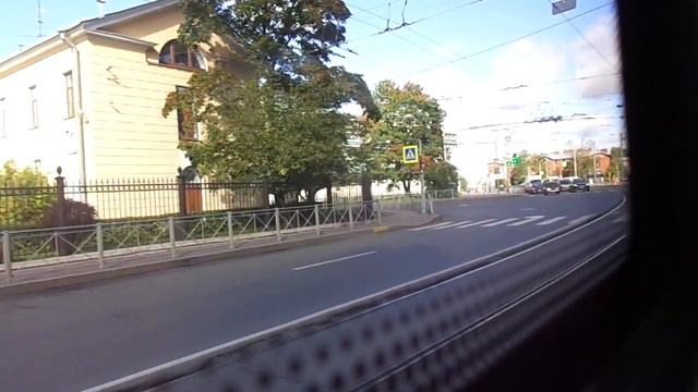 Трамвай 5218 уехал пустой, а я поехал на 5215 Петербурга 10-***: 71-631-02 б.5215 по №55 (19.09.20) смотреть онлайн