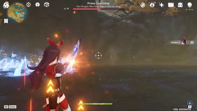 Genshin Impact | Primo Geovishap Amber Solo смотреть онлайн