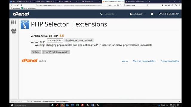 Solucion CPANEL extension Fileinfo no activa Prestashop V 1.7.2.4 смотреть онлайн
