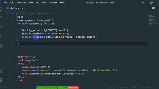How to use Cookies in php IN URDU / HINDI смотреть онлайн