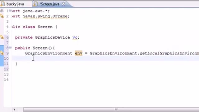Java Game Development | Chapter 3. Creating a Screen for Games смотреть онлайн