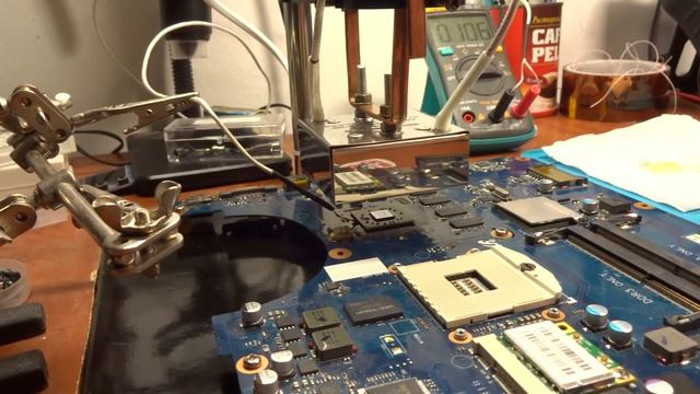 [BGA] NRK-373-S. Пайка 216-0749001 на место 216-0728018