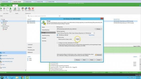 Veeam Advance Training | 13 - Managing Backups in Veeam Backup and Replication