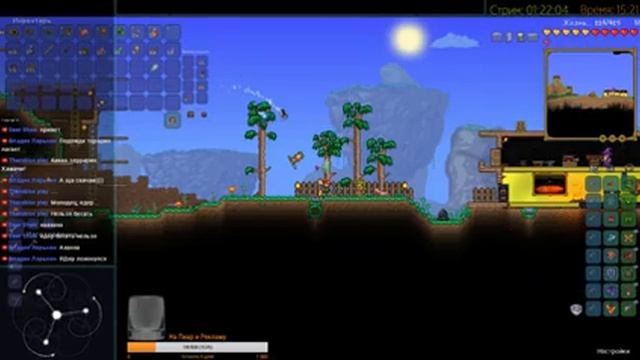 ?Стрим Полностью: Terraria #15 - Как сделать наземный грибной биом в TERRARIA смотреть онлайн
