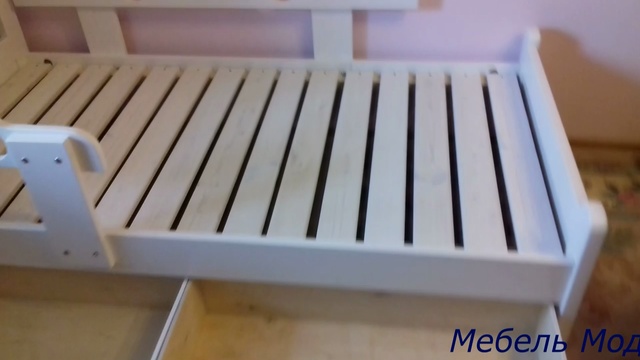 Детская кровать из массива дерева. смотреть онлайн