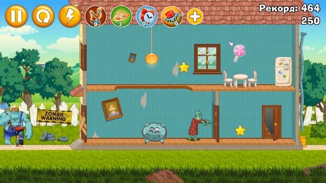 Мультик игра для детей Семейка зомби/ игровой мультик про зомби/Продолжение
