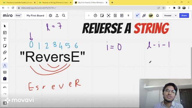 4. #Reverse a String in Hindi | #Gfg #cpp #java | School Leve Coding questions смотреть онлайн