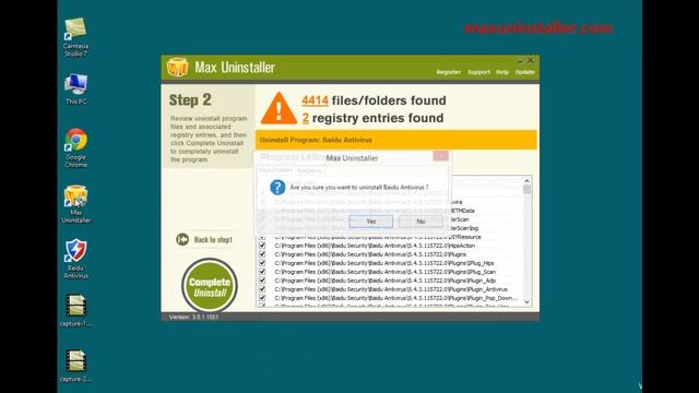 how to completely uninstall Baidu Antivirus with Max Uninstaller смотреть онлайн