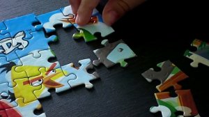 Пазлы Angry Birds из Fix Price. Puzzle. Злые птицы. Пазлы. Собираем вместе. 80 деталей.