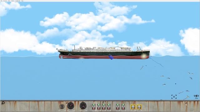 Can I save the Titanic from a Tsunami? - Floating Sandbox смотреть онлайн