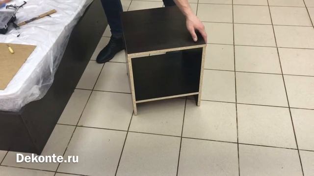 Сборка Тумбы прикроватной с дверцей смотреть онлайн