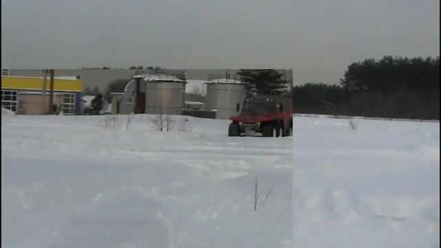Зимние испытания вездехода Z 8x8 смотреть онлайн
