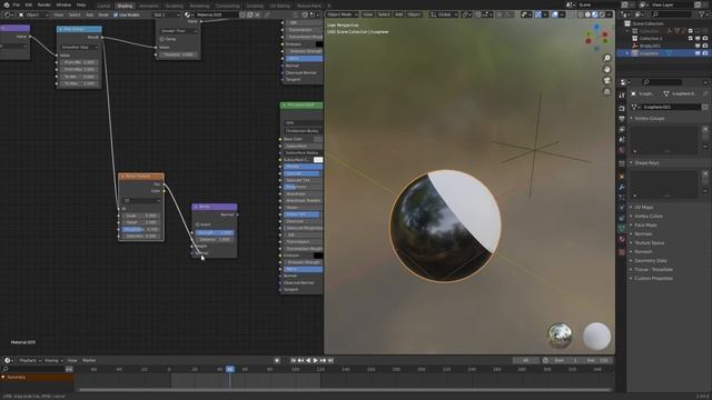 Liquid Metal Shader in Blender смотреть онлайн