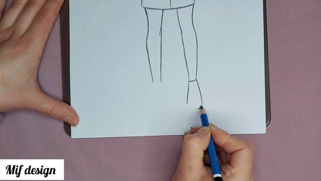 Fashion illustration tutorial / drawing tutorial easy / how to draw fashion design / casual drawin смотреть онлайн