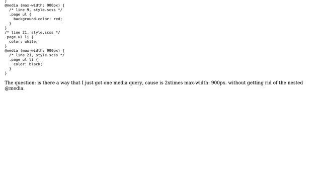 Scss - Just one at media смотреть онлайн