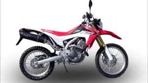 HONDA CRF 250 L 2013 SCARICO GPR EXHAUST SYSTEM HONDA CRF 250 L GPR POT ECHAPPEMENT