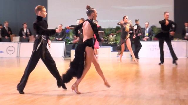 WDSF Junior II Open Latin 1/4 f . BALTIC RISING STARS 2019 смотреть онлайн