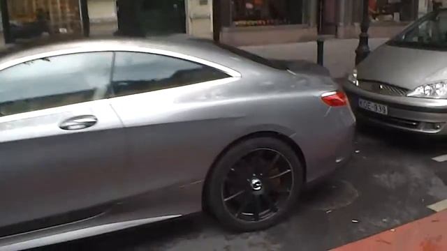 Mercedes-Benz S 63 AMG Coupé C217 Walkaround (Budapest) смотреть онлайн