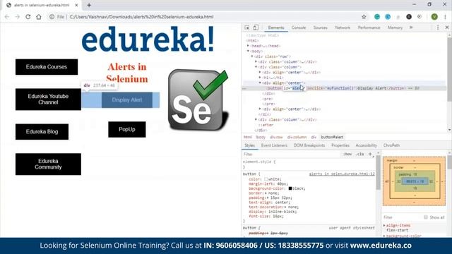 Learn How to Handle Alerts in Selenium | Selenium Training | Edureka | Selenium Rewind - 3 смотреть онлайн
