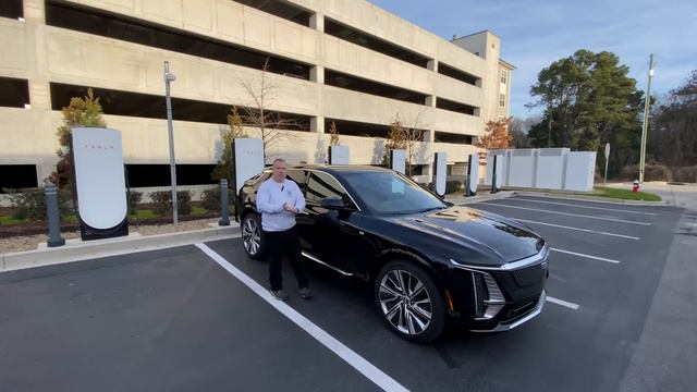 How To Charge A Cadillac LYRIQ At A Tesla Supercharger