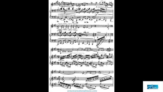 Aram Khachatryan-Song-Poeme for Violin and Piano (ANM) смотреть онлайн