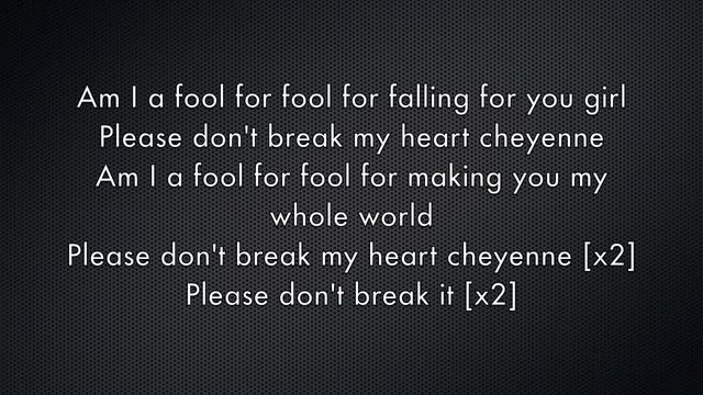 Cheyenne - Greyson Chance (lyrics) смотреть онлайн
