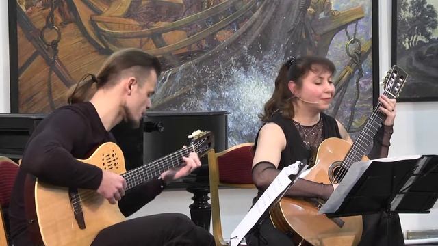 Квартет гитар “Fine Music” - В.Юманс - Чай вдвоём, ар. А.Виницкого смотреть онлайн