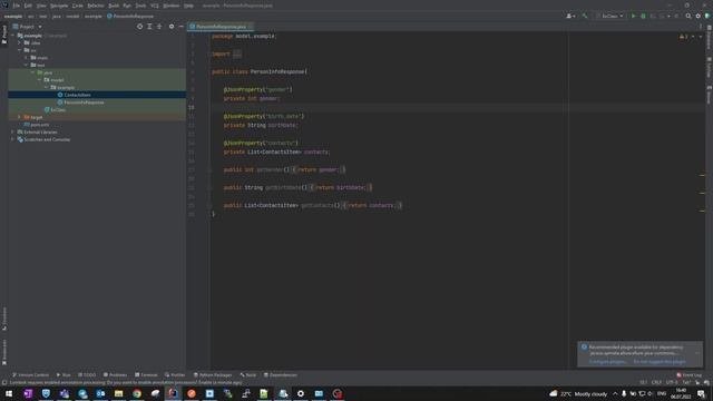 Преобразование json в модель java (jackson) смотреть онлайн