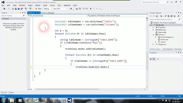 [C#] Access данные в TreeView и DataGridView смотреть онлайн