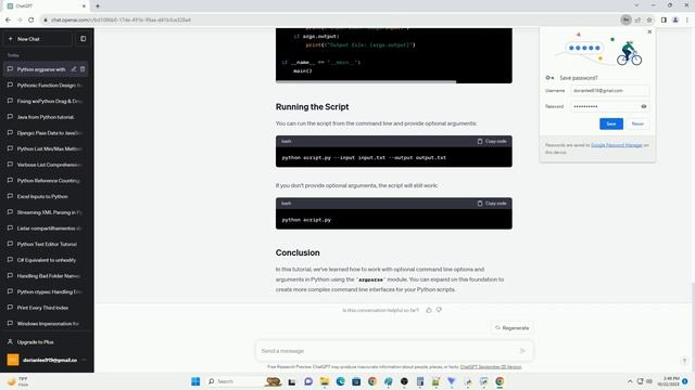 Command line options with optional arguments in Python смотреть онлайн