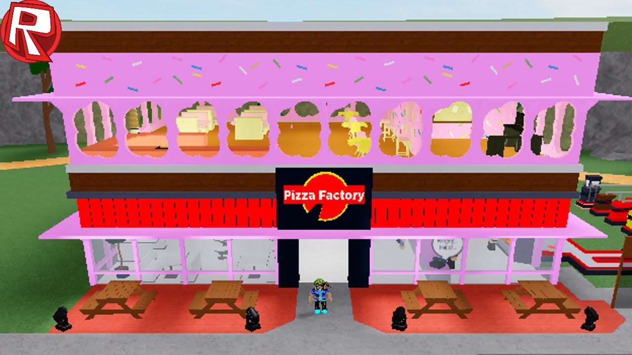 Пиццерия достроена в роблокс Pizza Factory Tycoon. смотреть онлайн