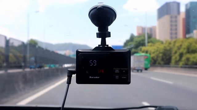 KARADAR G-860STR test video GPS radar detector смотреть онлайн