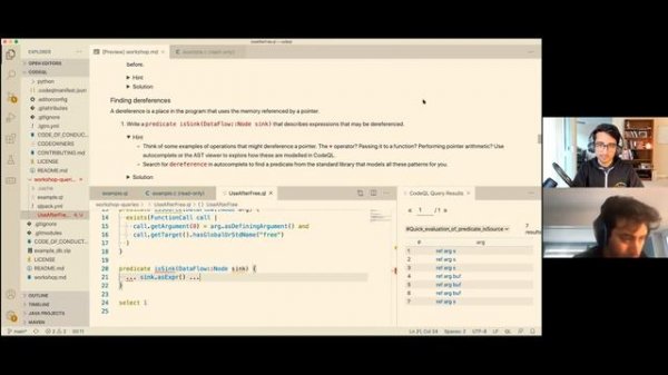 Security: Workshop 2 - Finding security vulnerabilities in C/C++ with CodeQL