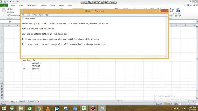 Excel shortcut and wrap text formula смотреть онлайн
