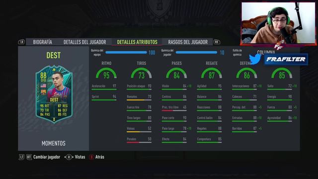 ¡OBLIGATORIO HACERLO EN TOTY! 😍 88 SERGIÑO DEST FIFA 22 TOTY MOMENTS SBC REVIEW смотреть онлайн