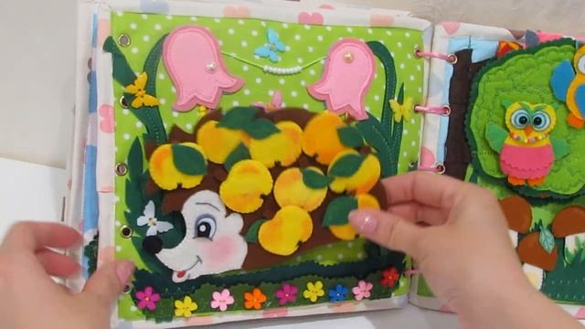 Книжечка Счет Quiet book №13 смотреть онлайн