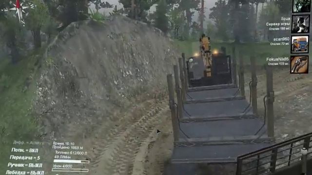 Spintires.Карта-«Верхний Перевал» смотреть онлайн
