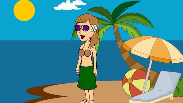 Hawaiian Hula Luau Dance Test With Erika Dawson