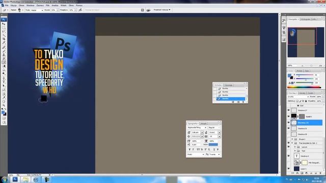 [3] TO TYLKO DESIGN / Layout na kanał 'totylkodesign' // Photoshop смотреть онлайн