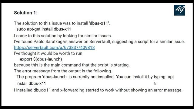 Unable to get session bus Failed to execute child process dbus launch смотреть онлайн
