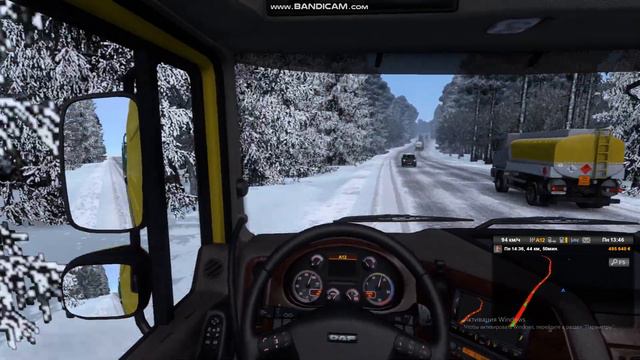 СУРОВАЯ РОССИЯ R20 ЗИМНЯЯ ЕЗДА В - ETS2 смотреть онлайн