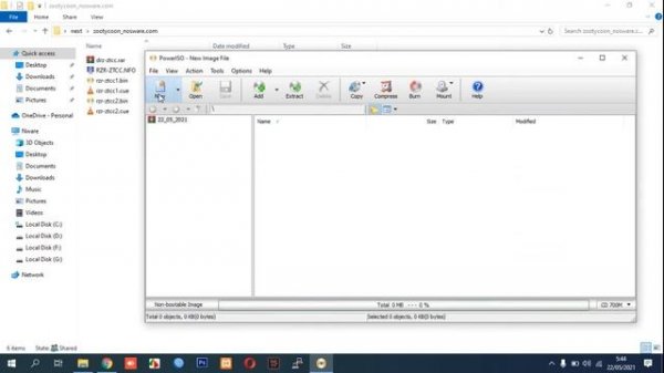 How to Extract BIN Files Using PowerISO