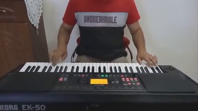 استعراض بعض الاصوات الشرقية لجهاز korg ek-50 مع العزف والغناء смотреть онлайн