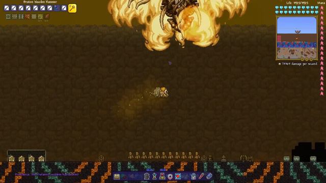 Terraria Supreme Buffed Broken Wooden Hammer vs Calamity Mod Boss Rush смотреть онлайн
